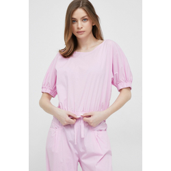 Bluza Deha za žene, boja: ružičasta, glatka