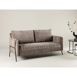 Kavč Dallas 4461 (Beige) Svetlo rjava, 165x77x85cm, Blago, Noge: Kovina