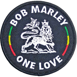 Bob Marley Lion Iron-On Patch
