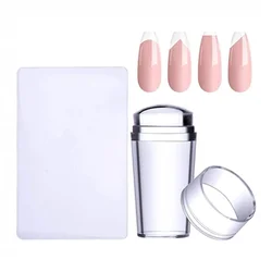 Set - Pečat i grebač za nail art