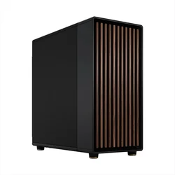 Diza?n kućišta FRACTAL E-Atk Mid-Tover North Ksl, 3Ks140 mm Aspect 4-Pvm ventilatori, V/Prozor, bočna mreža + prednja drvena ploča