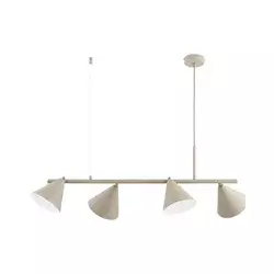 Luster na sajli ZELTA 4xE27/15W/230V bež