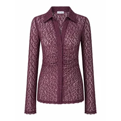 MYLAVIE by Sarah Harrison Bluza rdeča