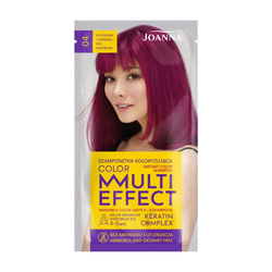 Joanna Multi Effect Color Keratin Complex šampon - 04 malinovo rdeča 35 g