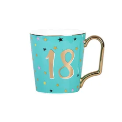 Šolja za kafu 18, 300 ml, Tirkizna