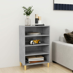 Komoda siva boja betona 57 x 35 x 90 cm od konstruiranog drva