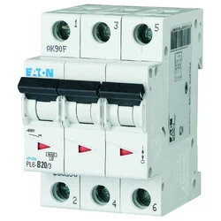 Eaton 6kA odklopnik PL6-C20/3