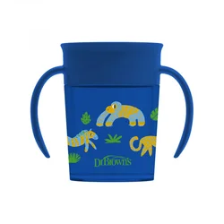 Dr.Browns no spill šolja 360 stepeni 200ml plava