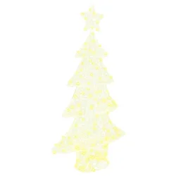 Božićno drvce s 160 LED svjetlima Topla bijela 150 cm Akril