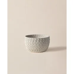 Madame Coco Saksija za cveće Dolly, 24cm, Bela