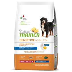Trainer Sensitive No Gluten Medium&Maxi Adult Egg 12kg