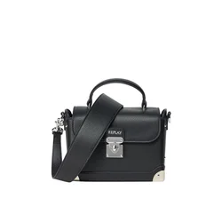 REPLAY Crossbody torbica s ručkom i zakovicama