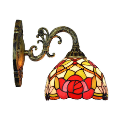 Brilagi - Tiffany vitražna zidna lampa GARLAN 1xE27/40W/230V