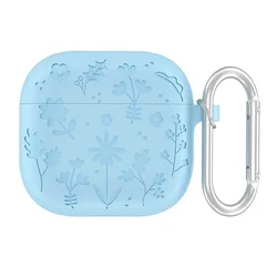 Zaštitna futrola Flower za AirPods 3, Svetloplava