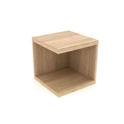 eoshop Konferenčna miza Kamil 40×40 K101 (barva: wenge)