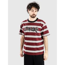 Empyre Razor Stripe T-Shirt maroon