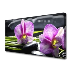 tulup.si Slika na platnu Orchid zen spa stones 120x60 cm