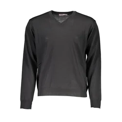ROMEO GIGLI BLACK MEN'S SWEATER