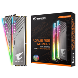 GIGABYTE 16GB (2X8GB) DDR4 3200MHz AORUS RGB (GP-AR32C16S8K2HU416R)