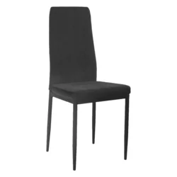 eoshop Jedilni stol, temno siva/črna, ENRA