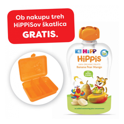 HIPP Voćni pire za bebe banana, kruška i mango 4M+ 100g