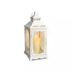 Dekorativna lanterna ROSEHILL 40 cm bela