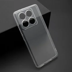 Maska za telefon Futrola ULTRA TANKI PROTECT silikon za Xiaomi 14T Pro providna (bela)