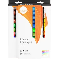 DALER ROWNEY Simply set akrilnih barv - 36 12