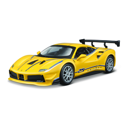 Bburago 1:24 Ferrari Racing 488 Challenge Yelow