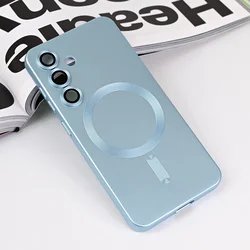 Maska za telefon Magsafe Chrome za Samsung S921B Galaxy S24, Plava