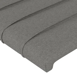 LED uzglavlje tamnosivo 80x5x118/128 cm od tkanine