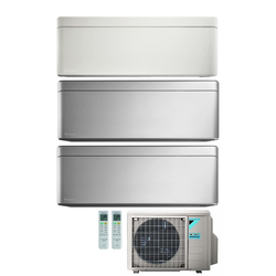 DAIKIN Multi-split klimatska naprava - enkrat notranja enota FTXA20A (srebrna) in dvakrat notranja enota FTXA25A (bela + srebrna) + zunanja enota 3MXM40N