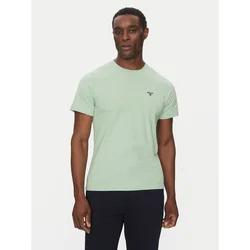 Barbour Majica Essential Sports MTS0331GN45 Zelena Tailored Fit