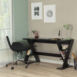 HANAH HOME Radni sto Lungo Black