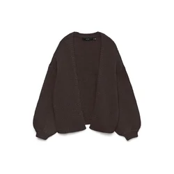 VERO MODA Pletena jopa VMMAYBE temno rjava