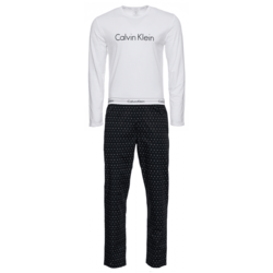 Calvin Klein muška pidžama L/S PANT SET XL crna