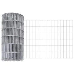 Vidaxl Evropska ograja 0,8 x 10 m PVC prevlečen železo
