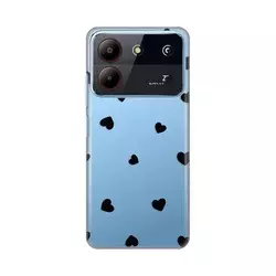 Maska za telefon Silikonska Print Skin za ZTE Blade A54 Hearts