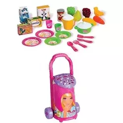 Dede set Barbie kolica sa namirnicama 015089