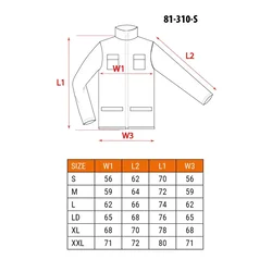 NEO TOOLS Bluza radna 2u1  S/48