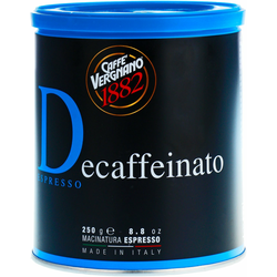 Vergnano Decaffeinato, 250g, ground