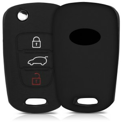 Silikonski etui za avtomobilske ključe za Hyundai - črna