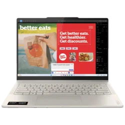 Lenovo Laptop 14, AMD Ryzen AI 5 340, 16GB, SSD 512 GB, Win11 Home - Yoga 7 14AKP10; 83JR0002US