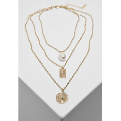 Pearl Basic Necklace - Gold Colors