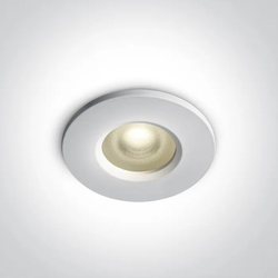 UGRADBENA SVJETILJKA 1×GU10/10W/230V IP65 BIJELA PRIZMA
