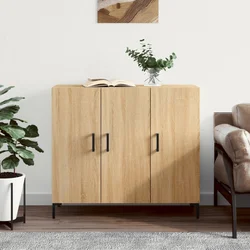 Komoda boja hrasta sonome 90x34x80 cm od konstruiranog drva