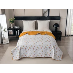 Pregrinjalo za posteljo VELIORA, belo Dimenzije: 170 x 210 cm