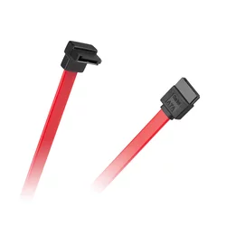 SATA kabel, poševno-ravno, 35 cm