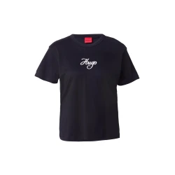 HUGO Majica Destrel_3 50550117 Črna Regular Fit
