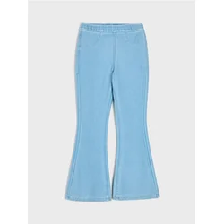 Sinsay - Flare pantalone sa pamukom - plava